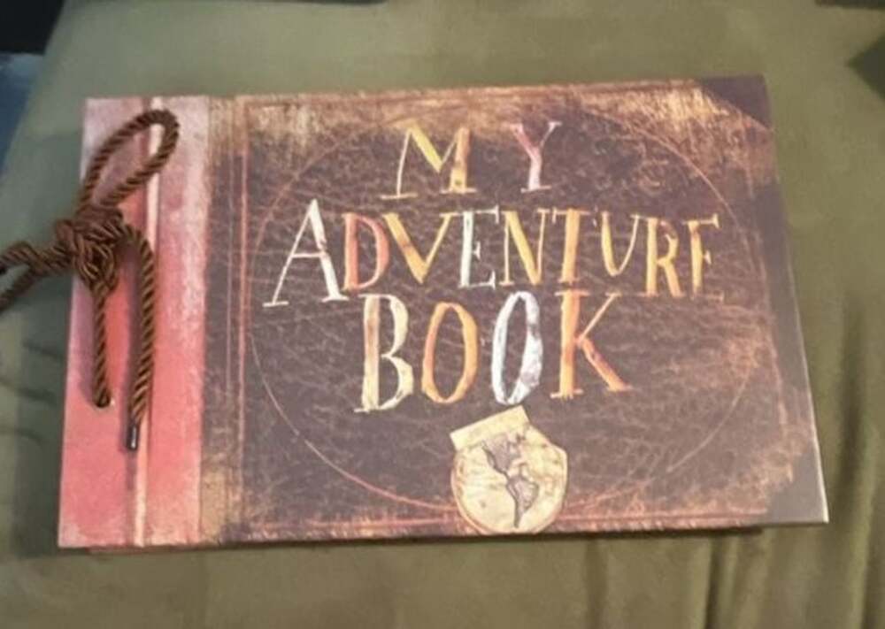 My Adventure Book DIY Scrapbook Photo Album with Postcards and Stickers